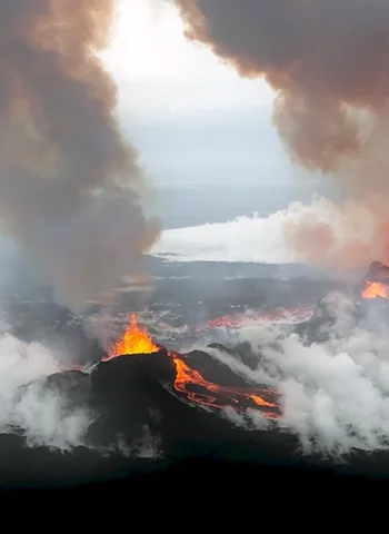 Извержение вулкана Исландия 1783