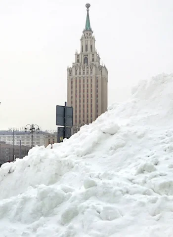 Москва снегопад 2021